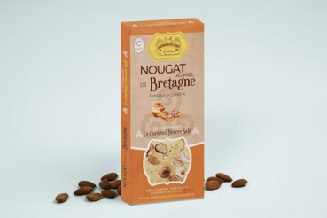 Tafel Karamell-Nougat mit gesalzener Butter aus der Bretagne
